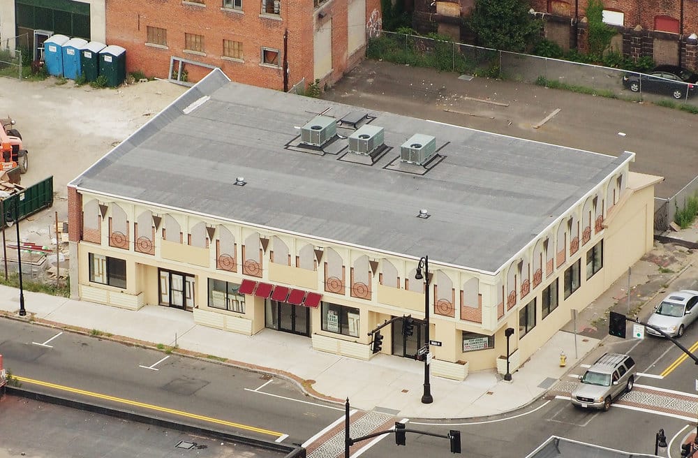 Rebuilt commercial building