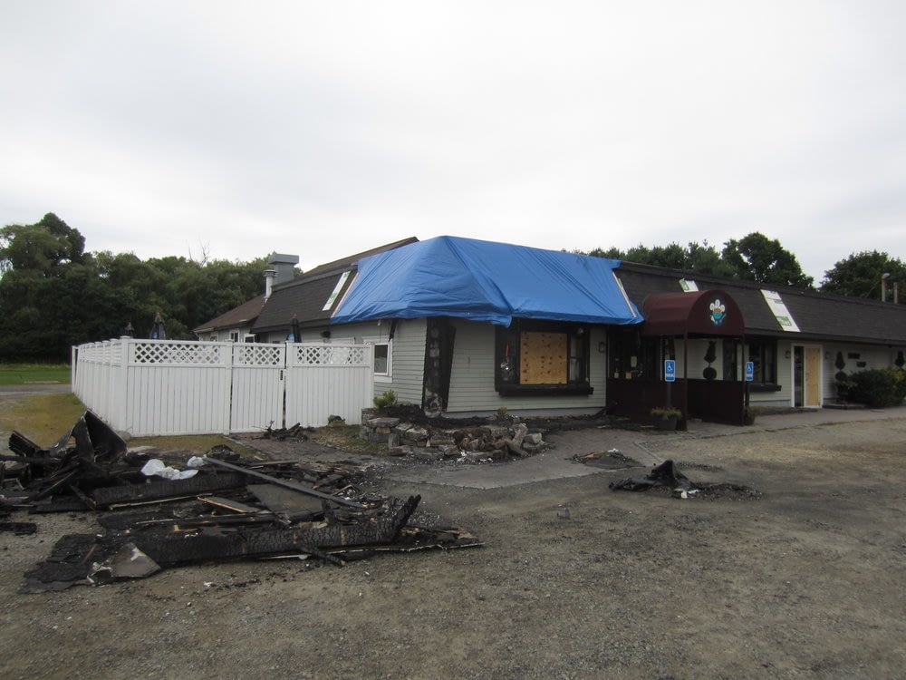 Restaurant Fire damage