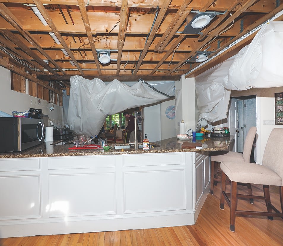 Residential ice dam